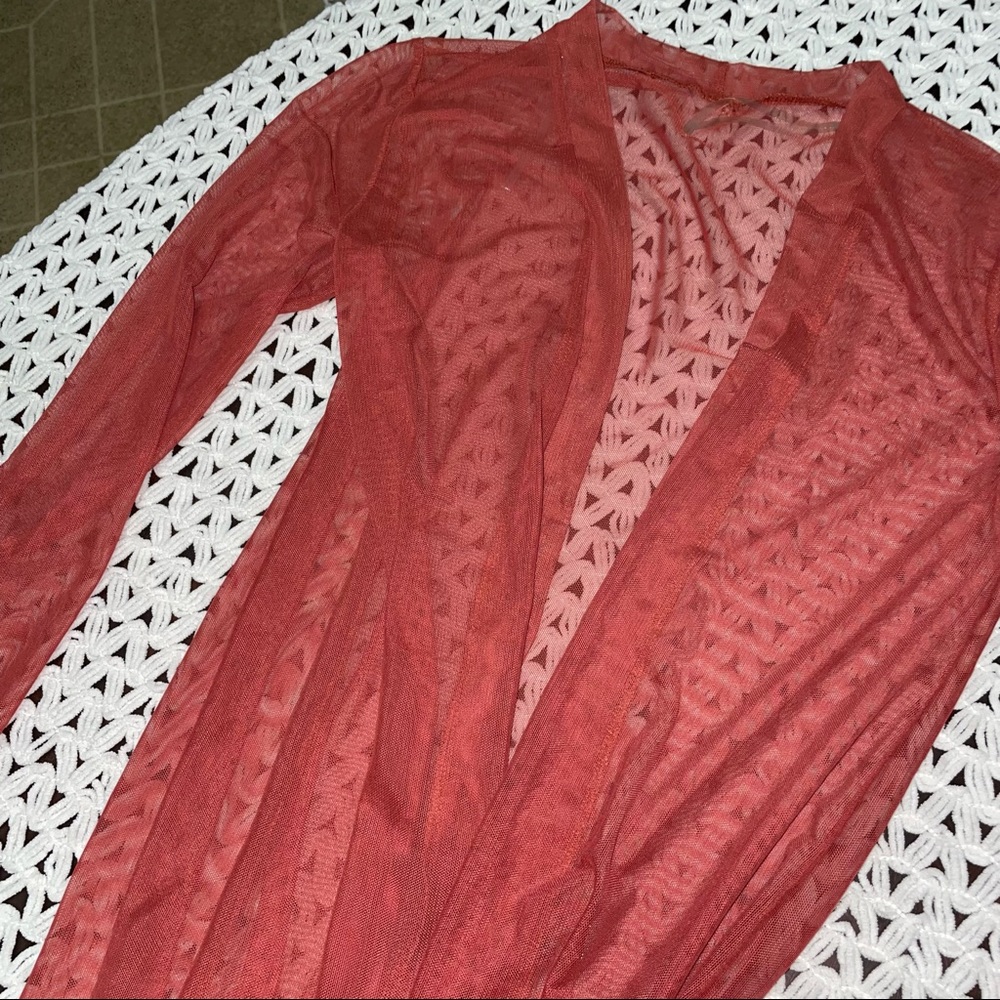 Mesh Cardigan
